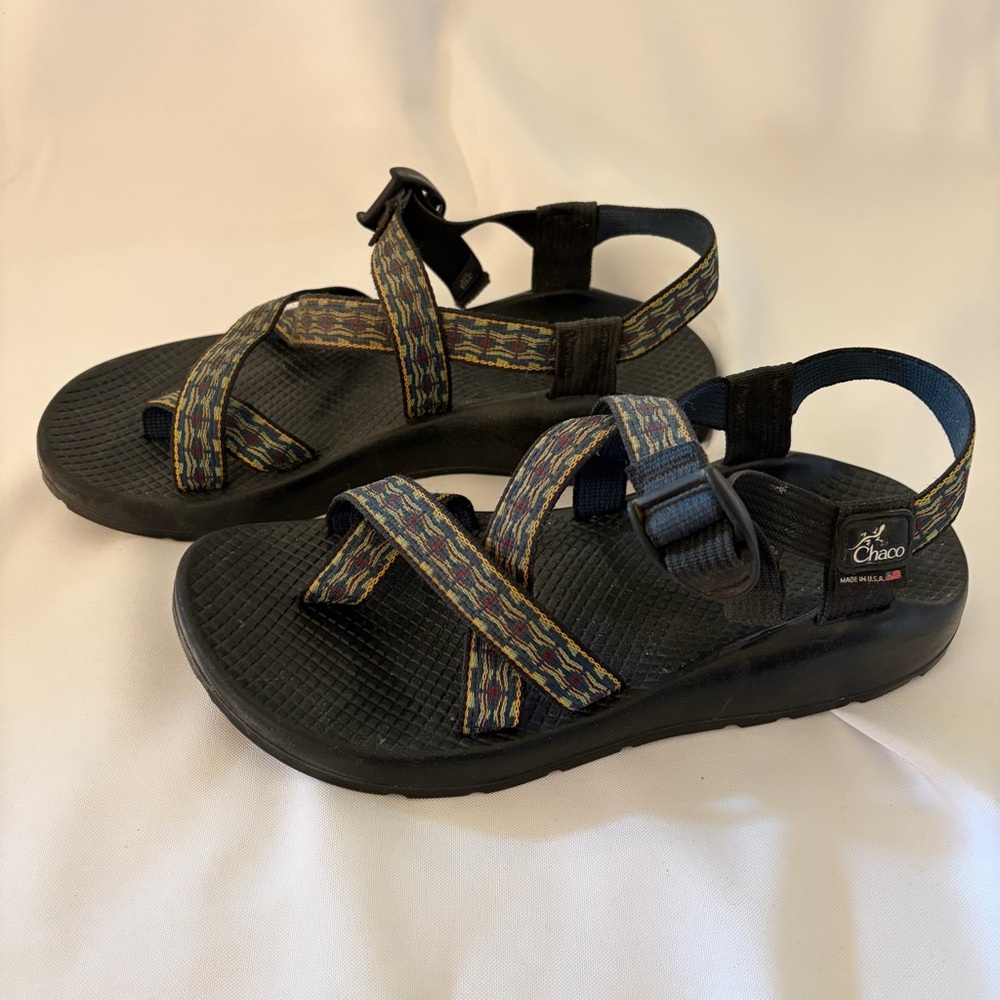 Chaco Women’s  Sandals - Black and Multicolor blue/green